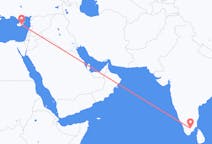 Flug frá Madurai til Larnaka