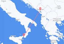 Loty z Podgorica, Czarnogóra do Reggio Calabria, Włochy