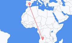 Flyrejser fra Menongue, Angola til Granada, Spanien