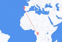 Flyg från Kinshasa till Lissabon