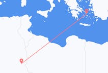 アルジェリアのから イリジ、ギリシャのへ ミコノス島フライト