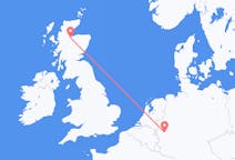 Flyreiser fra Inverness, Skottland til Köln, Tyskland