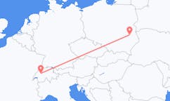 Flights from Bern, Switzerland to Lublin, Poland