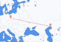 Flyreiser fra Atyrau, Kasakhstan til Zielona Góra, Polen