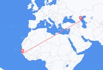 Flüge von Bissau, Guinea-Bissau nach Machatschkala, Russland
