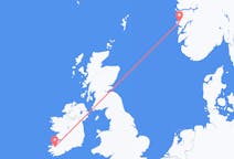 Flyg från County Kerry, Irland till Bergen, Norge