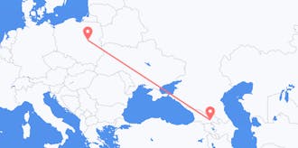 Flights from Georgia to Poland