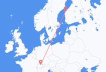 Flyreiser fra Zürich, Sveits til Vasa, Finland