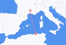 Flyg från Constantine, Algeriet till Nimes, Frankrike