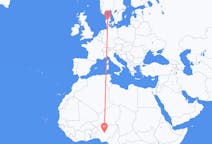 Flights from Abuja, Nigeria to Karup, Denmark