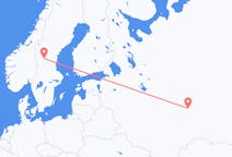 Fly fra Kazan til Sveg
