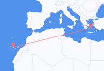Flüge aus Paros, Griechenland nach Teneriffa, Spanien