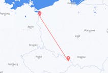 Flyg från Szczecin, Polen till Ostrava, Tjeckien