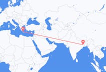 出发地 印度杜爾加布爾目的地 希腊哈尼亚的航班