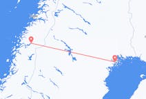 Fly fra Mo i Rana til Luleå
