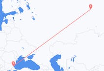 Fly fra Khanty-Mansiysk til Burgas