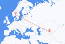 Flyrejser fra Tasjkent, Usbekistan til Oslo, Norge