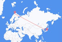 Flyrejser fra Tokyo, Japan til Alta, Norge