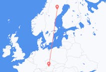 Flights from Lycksele, Sweden to Linz, Austria