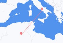 Vols d'Ouargla, Algérie à Naples, Italie