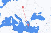Flights from Poprad to Santorini
