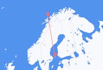 올란드 제도 마리에함에서 출발해 노르웨이 안데네스에게(으)로 가는 항공편
