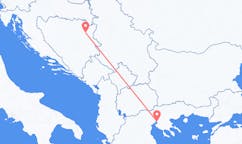 Lennot Tuzlasta Thessalonikiin