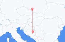 Flyreiser fra Ostrava, Tsjekkia til Sarajevo, Bosnia-Hercegovina