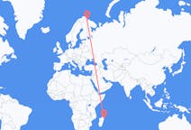 Flights from Île Sainte-Marie, Madagascar to Kirkenes, Norway