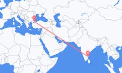 เที่ยวบิน จาก Pondicherry, อินเดีย ไปยัง อิสตันบูล, ตุรกี