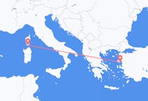 Flights from Figari to Mytilene