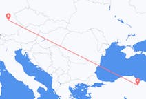 Flyreiser fra Amasya, Tyrkia til Nürnberg, Tyskland