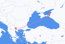 Vols depuis la ville d'Anapa vers la ville de Thessalonique