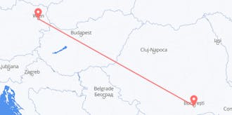 Flights from Romania to Austria