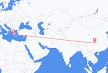 Flights from Chongqing to Kalamata
