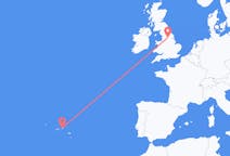 Flights from Terceira Island, Portugal to Leeds, the United Kingdom