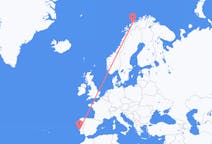 Loty z Lizbona, Portugalia do Tromsö, Norwegia