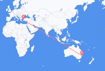澳大利亚出发地 纽卡斯尔市飞往澳大利亚飞往伊兹密尔的航班