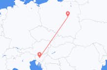 Flyreiser fra Warszawa, til Ljubljana