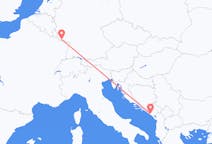 Flyrejser fra Tivat, Montenegro til Saarbrücken, Tyskland