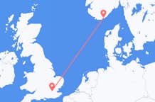 Flights from Kristiansand to London