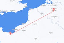 Flyreiser fra Caen, Frankrike til Brussel, Belgia