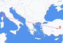Vluchten van Nevşehir naar Bastia, Vercelli