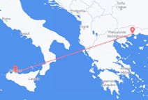 Flug frá Kavala, Grikklandi til Palermo, Ítalíu