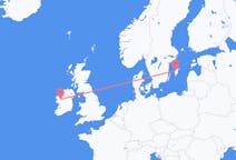 Vluchten van Visby, Zweden kloppen, Ierland