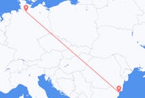 Flyrejser fra Varna, Bulgarien til Hamborg, Tyskland