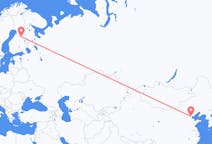 Flights from Tianjin, China to Kajaani, Finland
