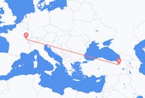 Flights from Dole, France to Erzurum, Turkey