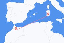 Flyreiser fra Fes, Marokko til Cagliari, Italia