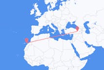 出发地 土耳其出发地 賓格爾目的地 西班牙Ajuy的航班